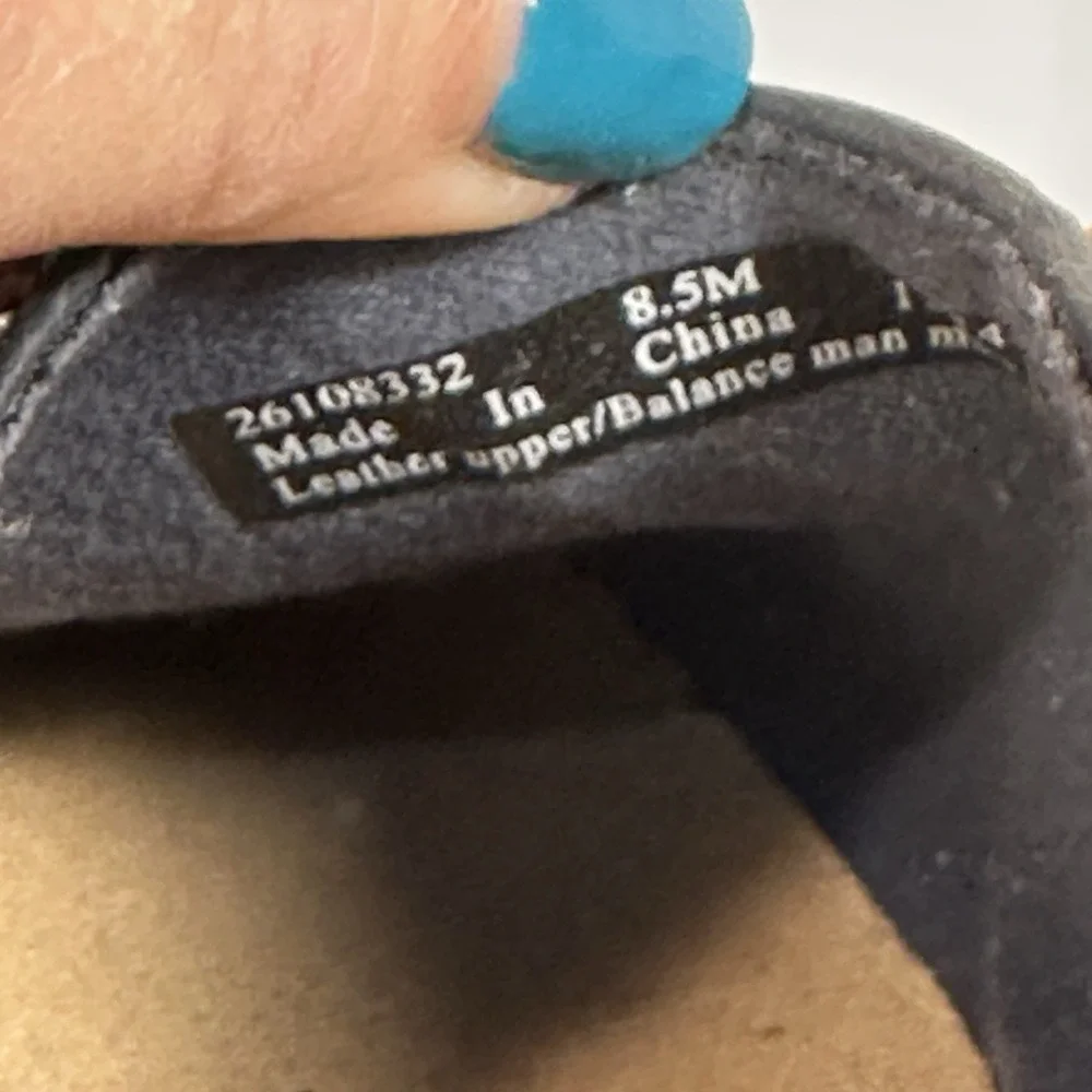 Clarks Evianna Fig4 Loafers Women SZ 8.5M Navy Comfort Slip On Casual Minimalist